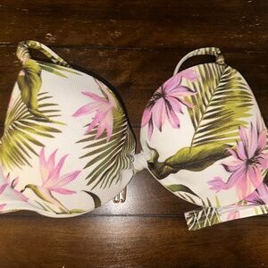 Tropical bathing suit top